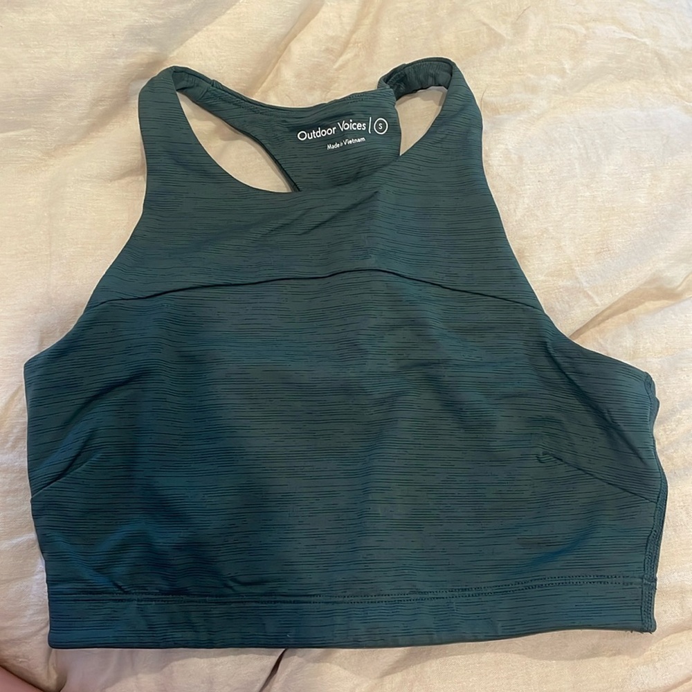 Outdoor voices sports bra longline